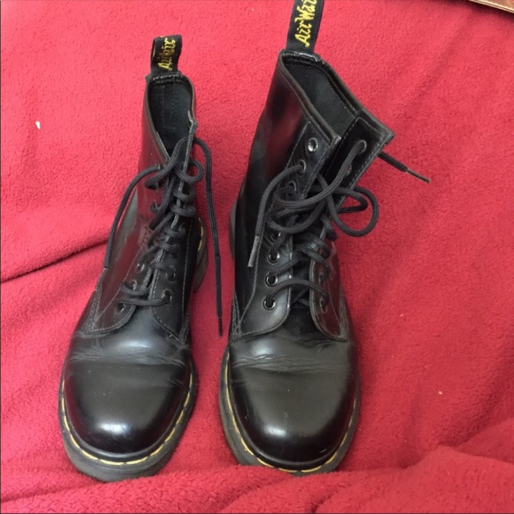 Doc Martens vegan leather boots